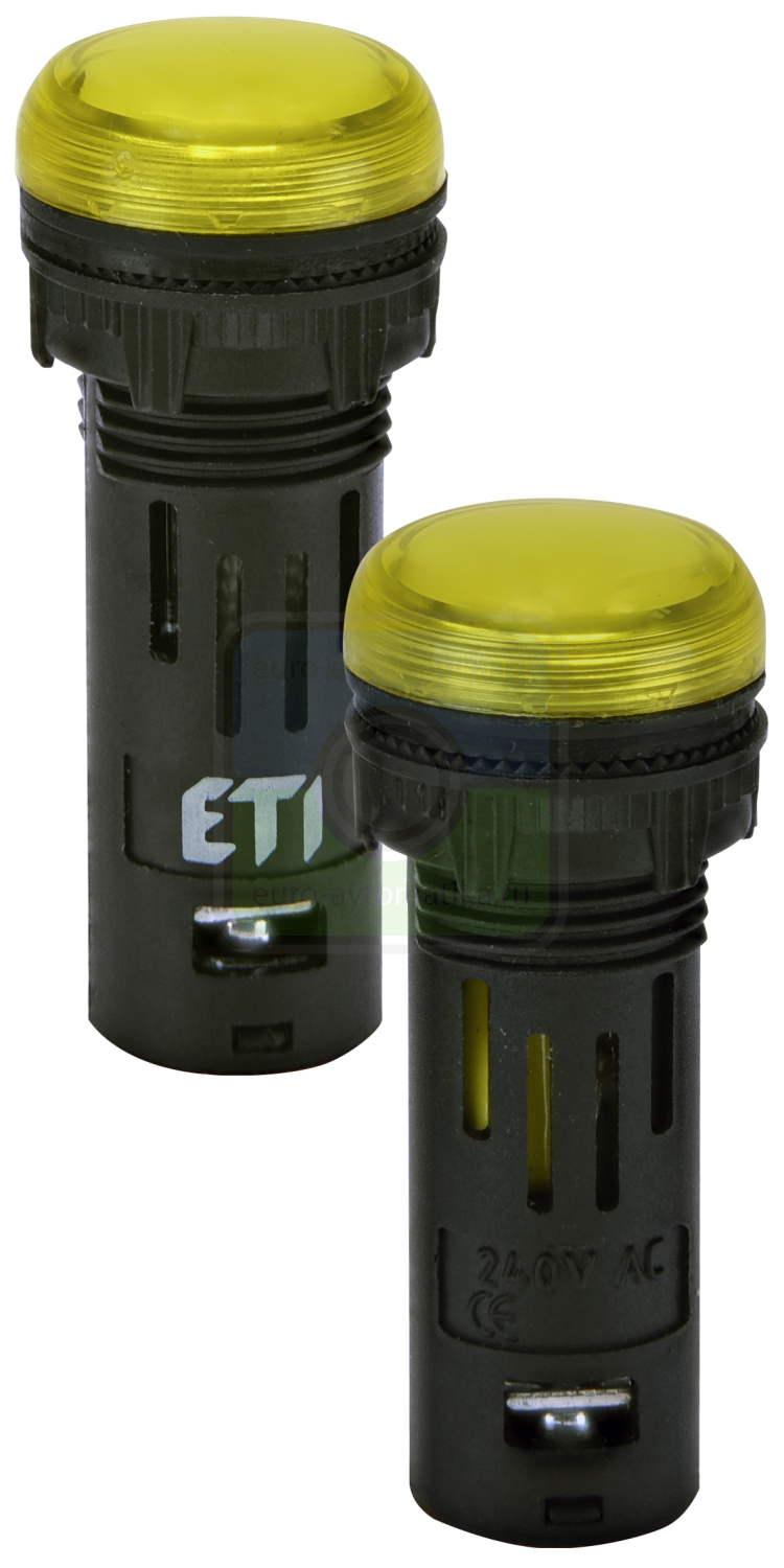 ETI 4771608 Лампа сигнал. LED матовая ECLI-16-240A-Y 240V AC (Ø16мм, желтая)