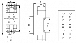 2.102. Розетка к реле пр102-4-05 DEKRAFT pp102-4-05 23240dek. Розетка рр-102 4 контакта 3а для пр102. Розетка для реле рр102-4-10. Розетка реле PP-102 для пр102.