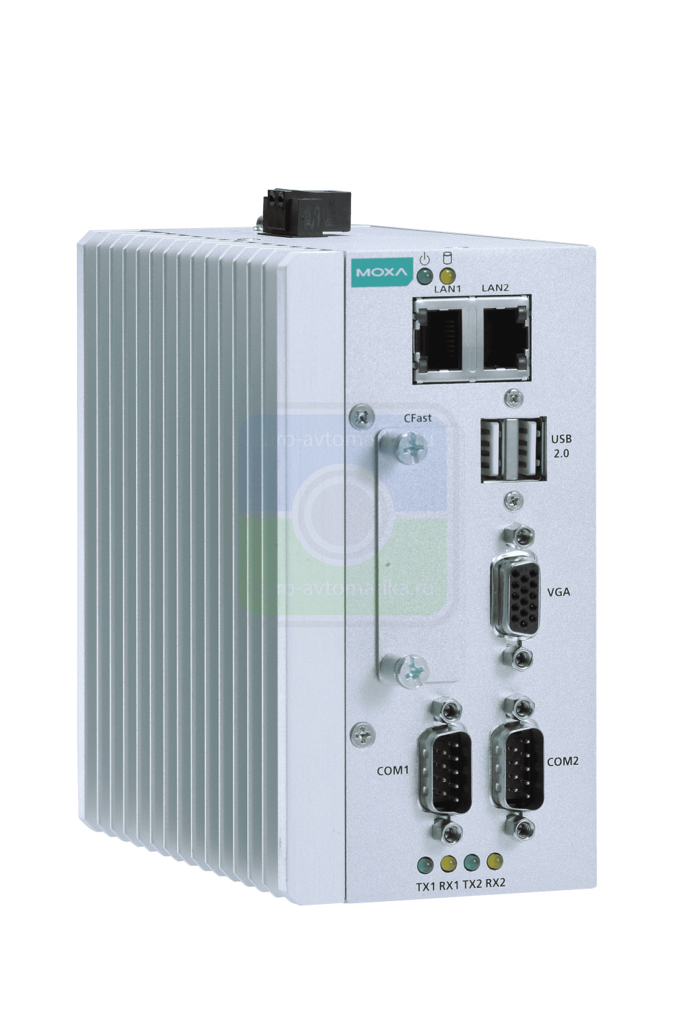 MOXA Компьютер MC-1112-E2-T x86 embedded computer with Intel Atom dual-core E3826 processor, 1 CFast socket, 1 VGA, 2 USBs, 2 GigaLANs, 2 serial ports, 12 to 36 VDC power, 4 GB RAM pre-installed