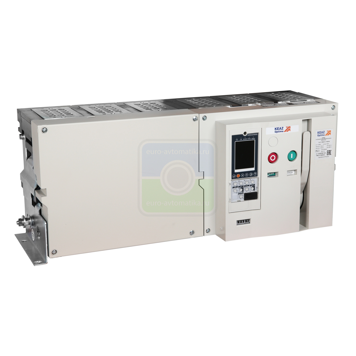 КЭАЗ 350089 Выключатель автоматический OptiMat A-5000-S6-3P-150-F-MR8.1-BH-C0000-M0-P04-S1-03