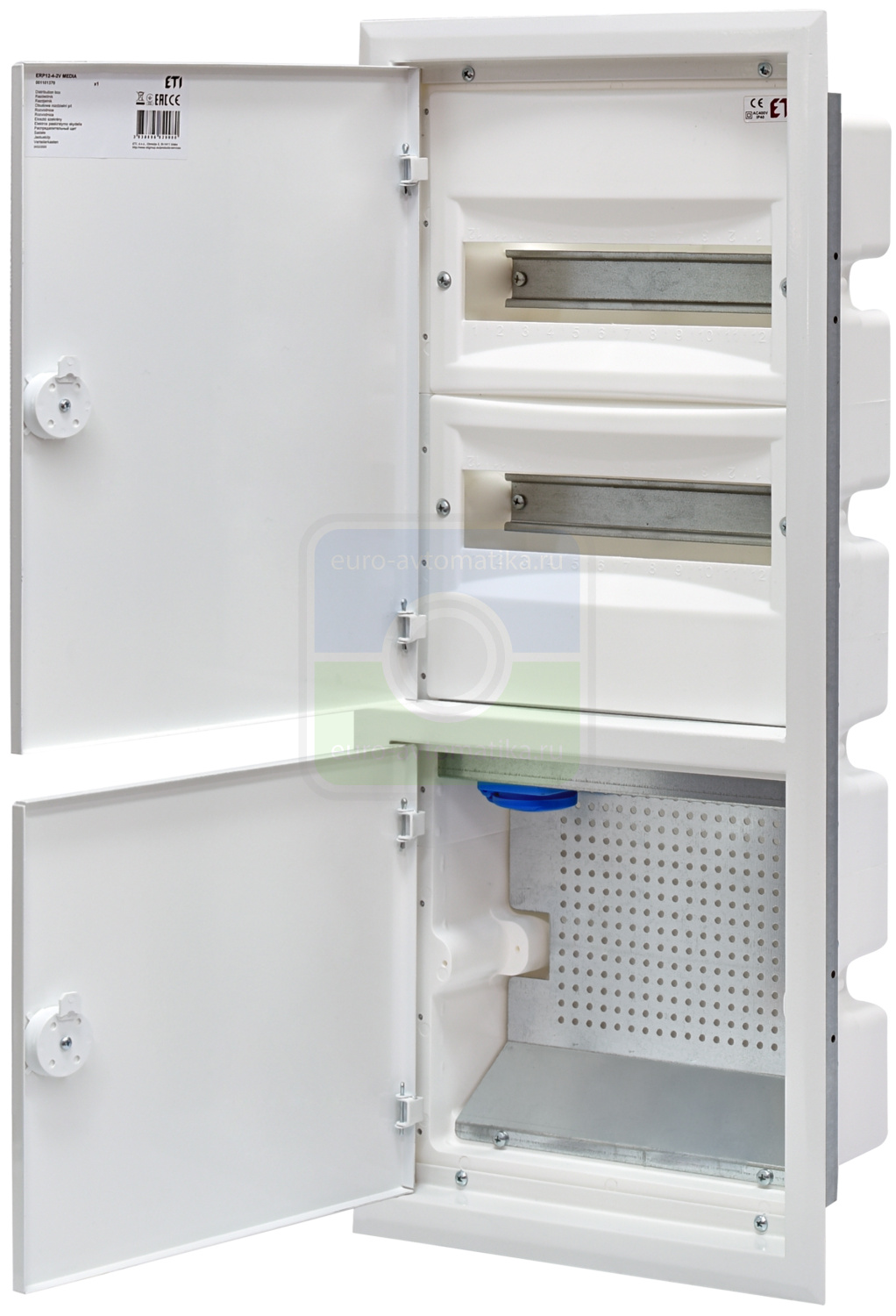 ETI 1101370 Щит металлопластиковый ERP MEDIA 12-4-2V