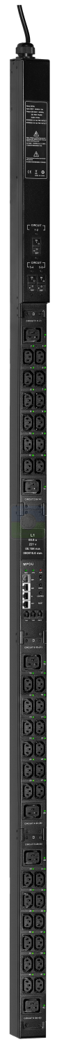 CONTROL PDU PV1313 мон. и упр. 3Ф 32А 36С13 6С20 (CN-PM23-42-36C13-06C19-43)