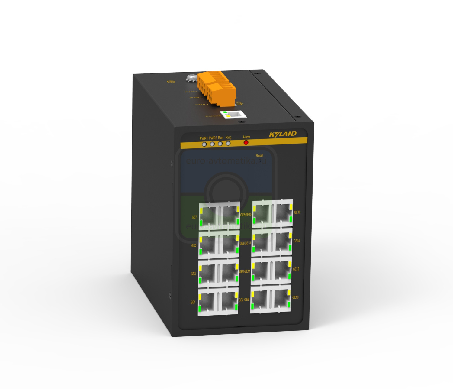 Kyland Коммутатор SICOM3000A-16GE-L2-L2 300071626 16 10/100/1000Base-T(X) RJ45 ports, Console Port RS232 RJ45, 24-48VDC(18-72VDC) dual redundant power supplies