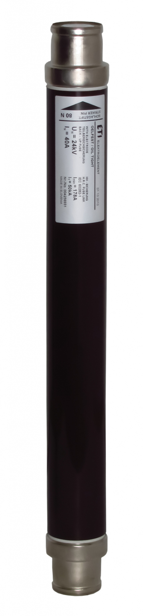 ETI Предохранитель VVT-D 24kV  16A 50kA (е=292мм_для защ.Масл.Транс.) (арт.4256947)