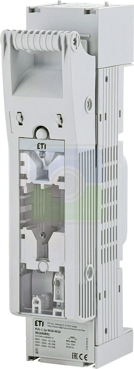 ETI 1690891 Разъединитель KVL 1 1P 250A (Клеммы M10-M10)