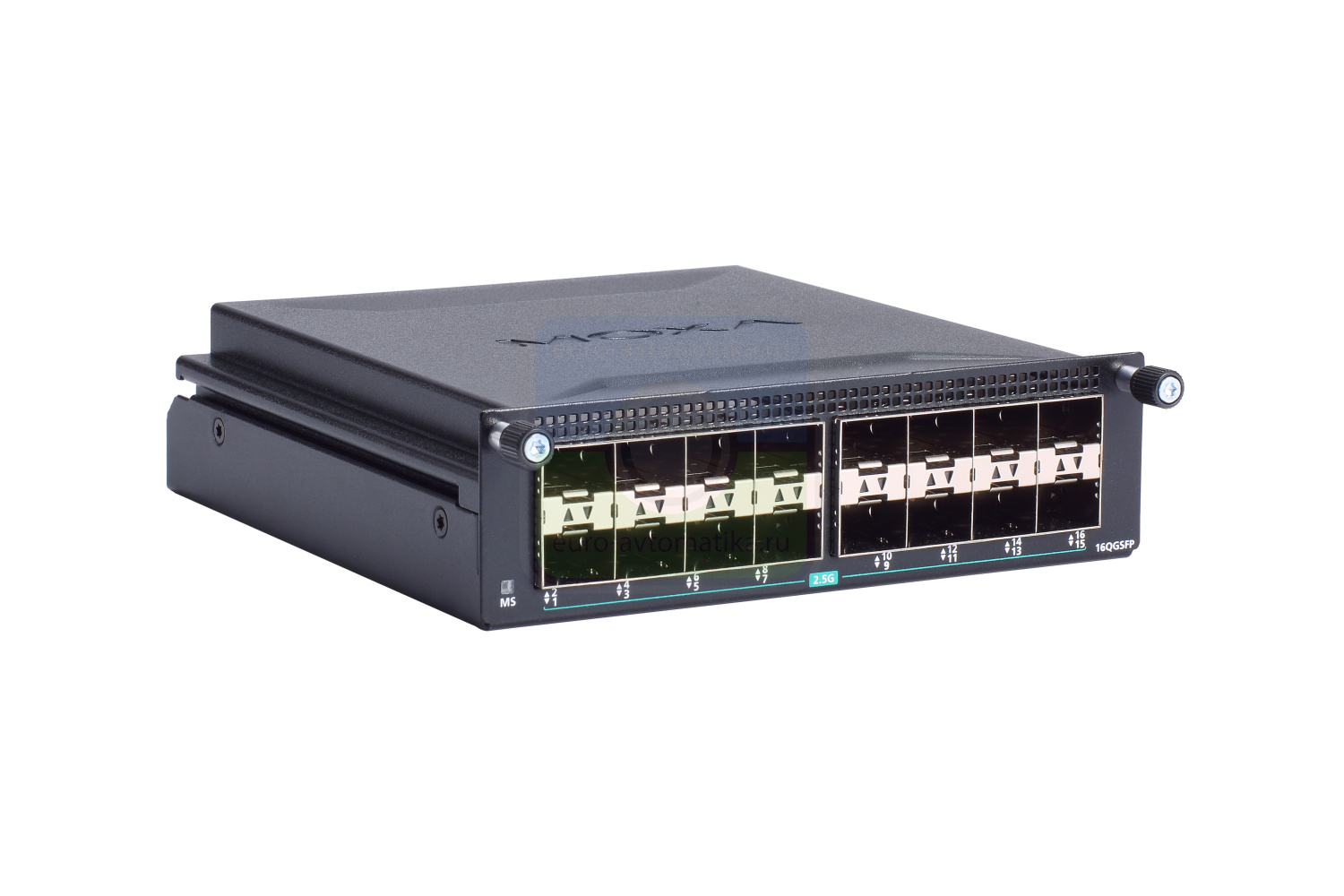 MOXA Модуль XM-4000-16QGSFP 2.5 Gigabit Ethernet module with 16 1000/2500BaseSFP ports