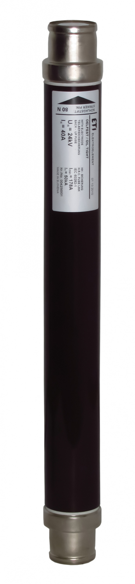 ETI Предохранитель VVT-D 12kV  16A 50kA (е=292мм_для защ.Масл.Транс.) (арт.4236907)