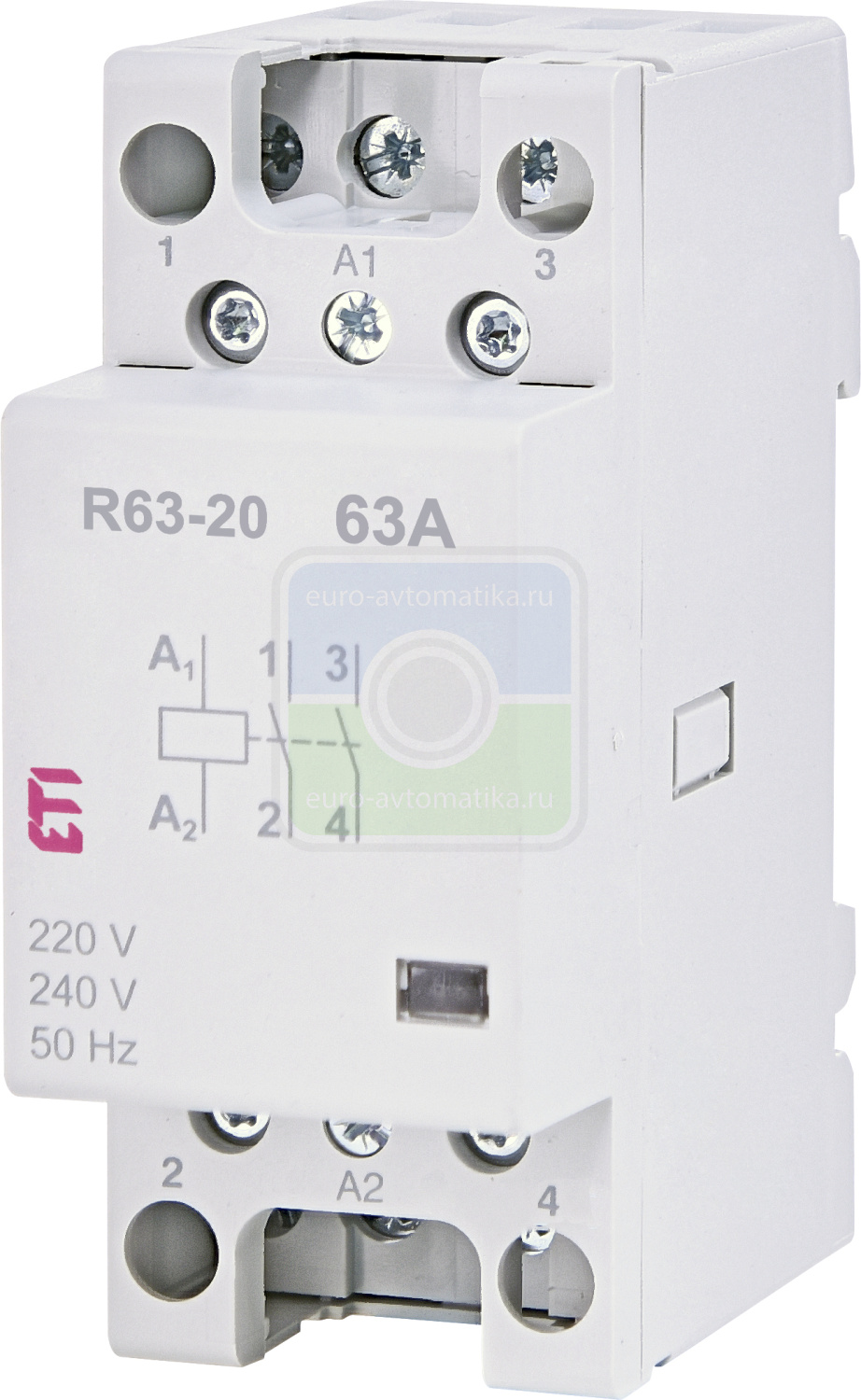 ETI 2463482 Контактор модульный R 63-20 230V