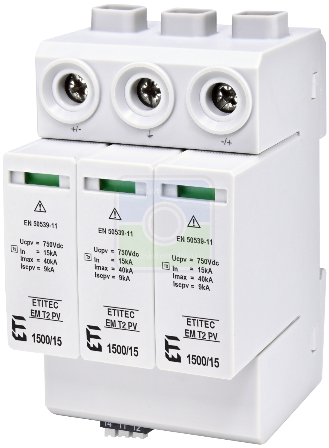 ETI 2440626 Ограничитель перенапряжения ETITEC EM T2 PV 1500/15 Y RC (для PV систем)