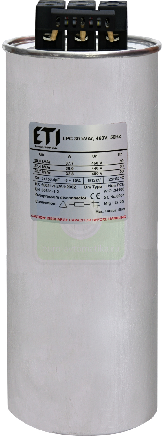 ETI 4656775 Конденсаторная батарея LPC 30kVAr (460V)