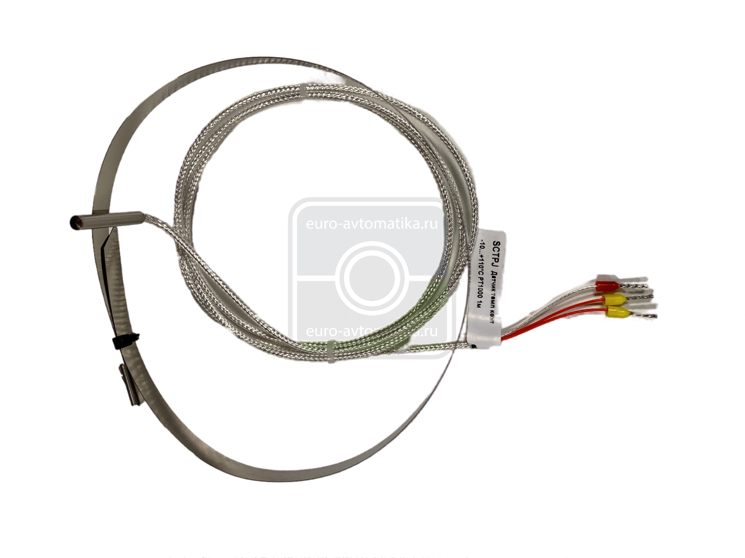 Systeme Electric SCTPJ Датчик температуры контактный, -10…+110°С PT1000 Ø15…100мм бескорп каб.1м