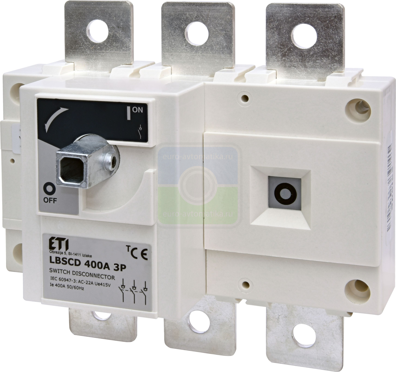 ETI 4661914 ETI 4661914 Выключатель нагрузки LBSCD 3P 400 ("1-0", 400А)