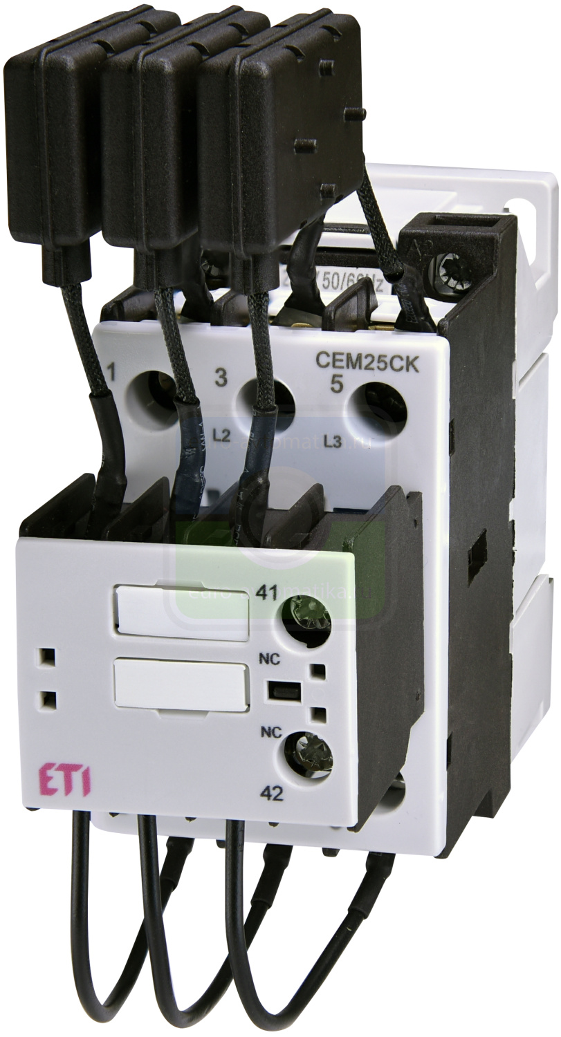 ETI 4643820 Контактор CEM CK 25.01N (25 кВАр, 400-440V)