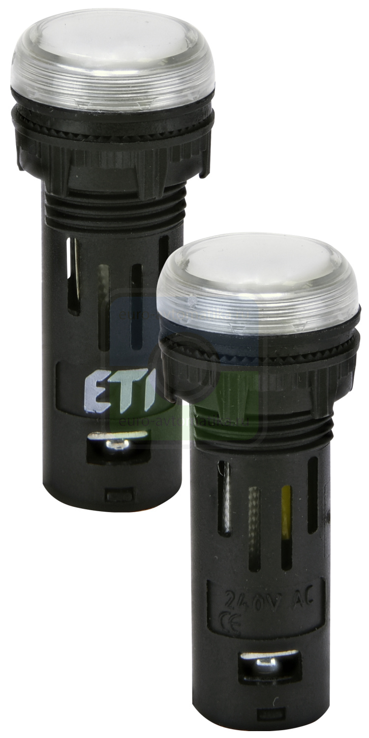 ETI 4771611 Лампа сигнал. LED матовая ECLI-16-240A-W 240V AC (Ø16мм, белая)