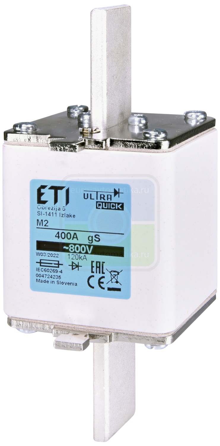 ETI 4724234 Предохранитель NH-2/gS 350A 800V