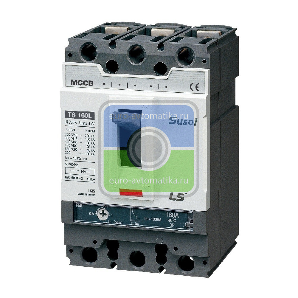 TS160N (50kA) FMU 125A 3P3T Автоматический выключатель (арт.105015000)